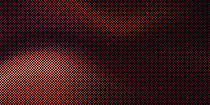 Abstract dark tech background with neon red halftone dot grid pattern for gaming esports wallpaper
