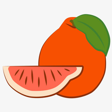 An image of a bright and juicy tangelo &mdash; a citrus fruit with tender flesh and fragrant peel.
