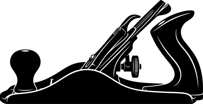 Jack plane woodworking tool vector illustration