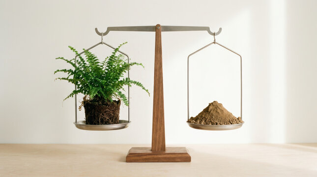 Plant Soil Scale Balance Environment Nature Growth Ecology Green Earth