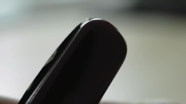 Dark object, close-up