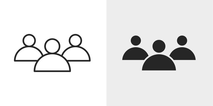 Group Icon represents teams, communities, collaboration, and multiple users.