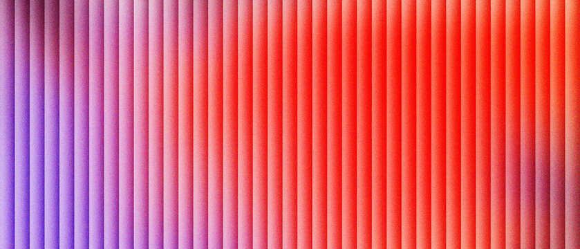 Abstract vertical line pattern with vibrant red and purple gradient, modern geometric background texture with soft light effects, colorful linear backdrop for digital design and advertising.