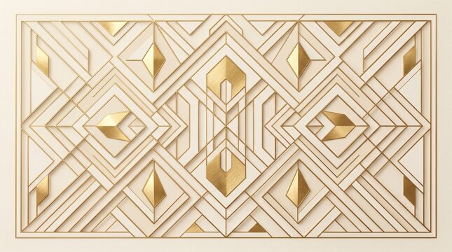 seamless pattern with geometric shapes