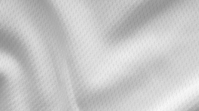 White sports clothing fabric football shirt jersey texture abstract background