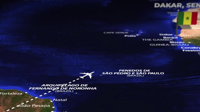 Flight From Asuncion PARAGUAY to Dakar SENEGAL