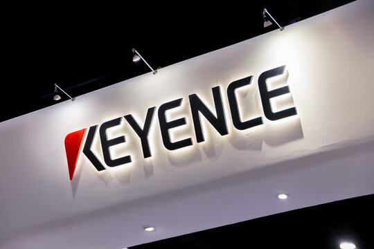 Keyence Corporation Logo, Japan manufacturer of equipment for factory automation
