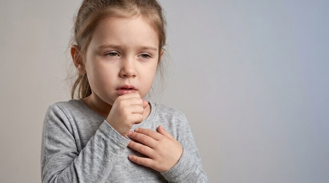 Child Chest Infection &ndash; Pediatric Pneumonia Breathing Assessment Concept