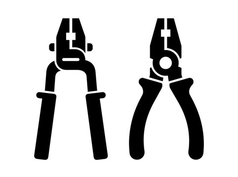 Two different types of pliers presented side by side, showcasing versatile hand tools essential for a wide range of tasks and projects for various needs