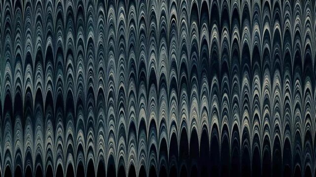A dark, abstract background features a mesmerizing, flowing marbling pattern with shades of blue and grey.Abstract Dark Blue and Grey Marbling Pattern Motion Background