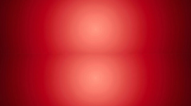 Blurred red background with white space, gradient lighting effect