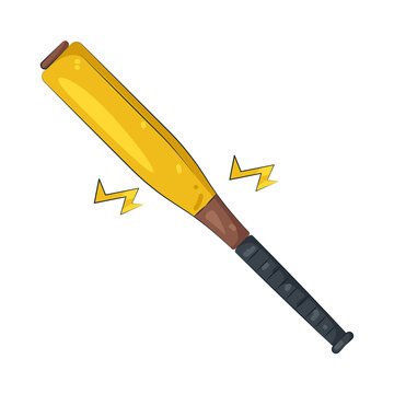 Illustration of a Baseball Bat