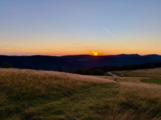 Golden sunset over the high pastures of the Schnepfenried © Mickaël LEBRET