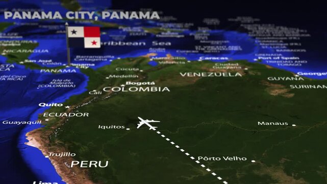 Flight From Asuncion PARAGUAY to Panama City Panama