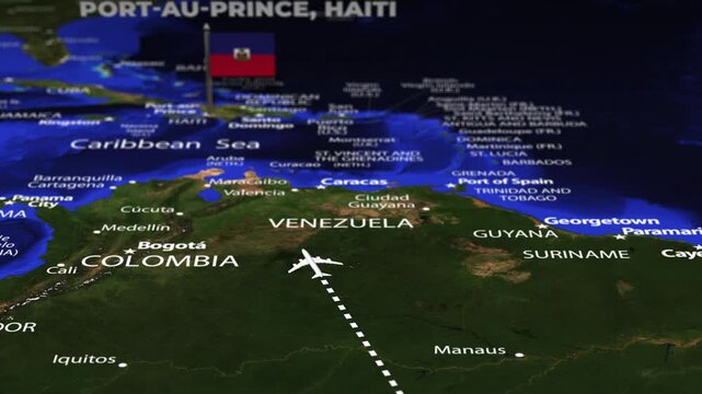 Flight From Asuncion PARAGUAY to Port au Prince HAITI