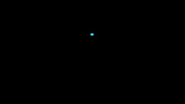 White loading spinner with fading dots on black progress .animated circle loading gif video icon