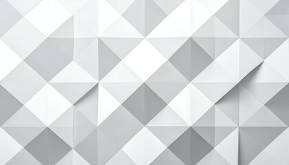 Obraz premium Abstract geometric design composed of folded, textured triangular shapes in grayscale