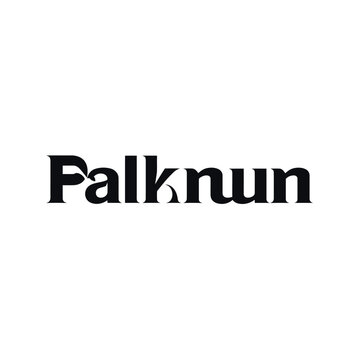 Falk hun logo on white background.