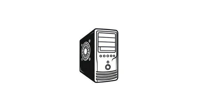 Computer tower hardware technology device.