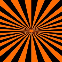 Obraz premium Orange Radial Burst Abstract Background