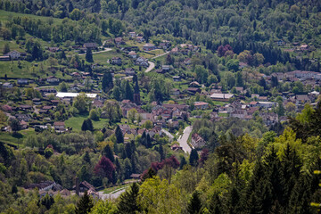 Obraz premium Village des Vosges