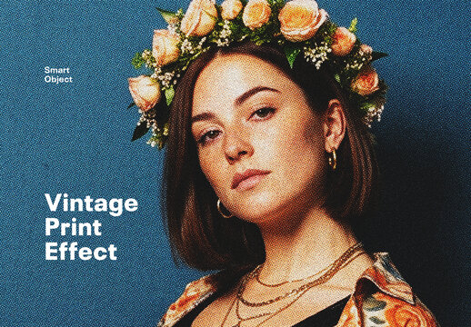 Vintage Print Effect
