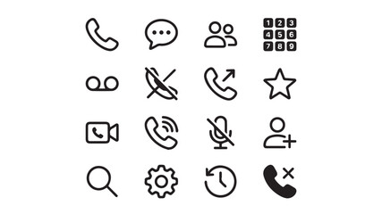 Fototapeta premium mobile icons