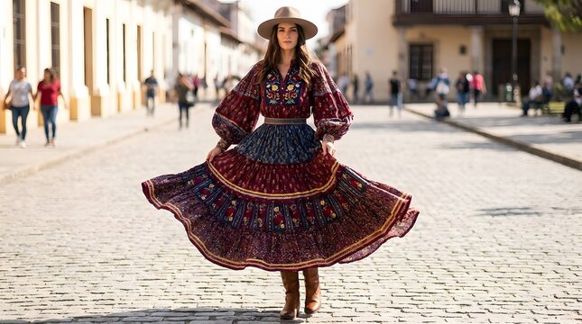 traditional dress america Native American woman in traditional dress