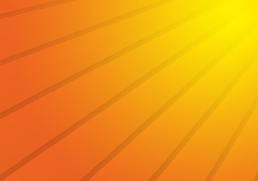 Lines running diagonally off-center on a yellow, orange gradient background for use with design layouts 