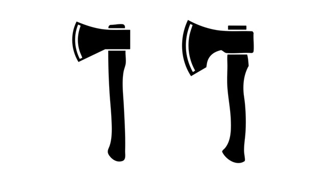 Forestry cutting axes and metal hatchet hand tools