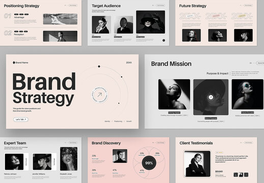 Brand Strategy Presentation Layout