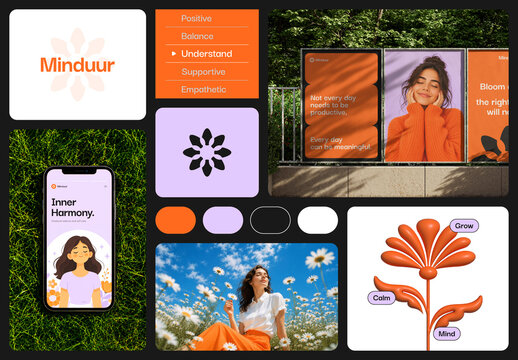 Mental Wellness Branding Kit