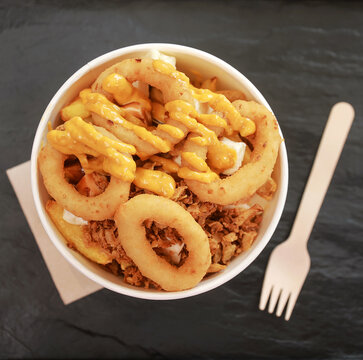 Poutine aux encornets