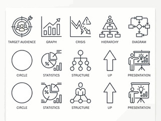 Fototapeta premium Business Presentation Graphics and Charts.