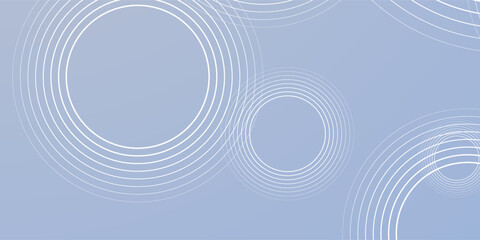 Abstract Blue Background with Circular Patterns and Lines. © Fendik eps