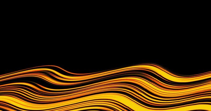 Abstract neon wave pattern with glowing cyberpunk zigzag lines and vibrant motion futuristic synthwave background with luminous distortion animation