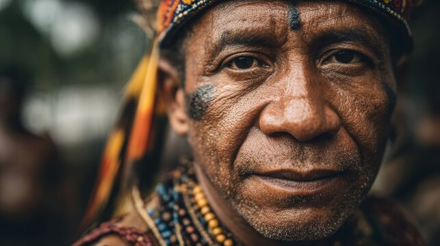 Portrait of a native Amazonian