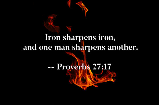 Proverbs 27 17 - Iron