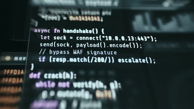 Malicious Exploitation Script Visualization on Digital Screen