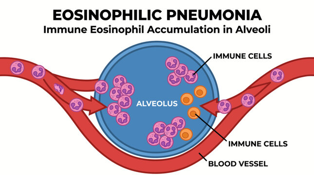 Eosinophilic Pneumonia Immune Eosinophil Accumulation in Alveoli