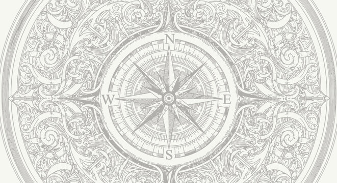 Intricate Circular Ornate Design Pattern.