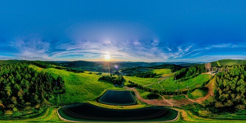 Słotwiny panorama 360, lato © Maciej G. Szling
