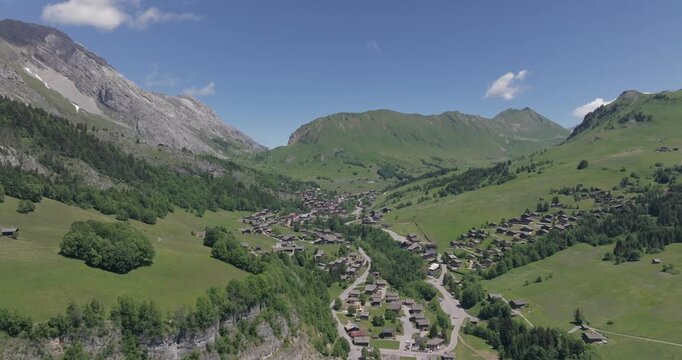Route de la colombier le grand bornand