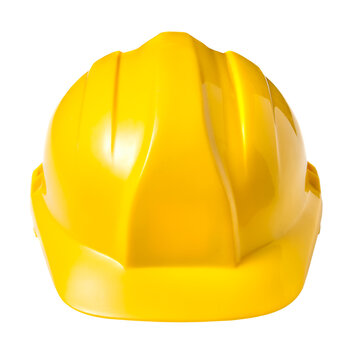 Yellow safety helmet