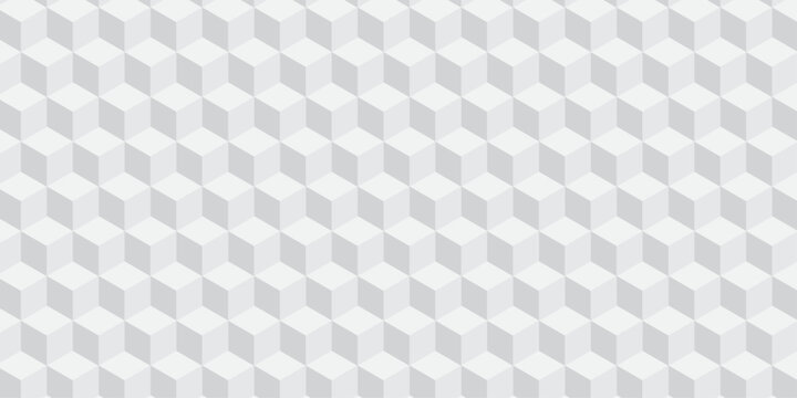 3d modeling cubes Illustration decoration seamless white material pattern square design.
