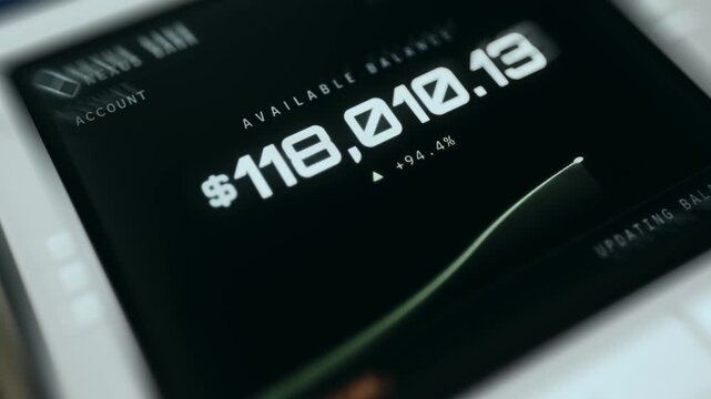 Growing Balance Visualization on ATM Display