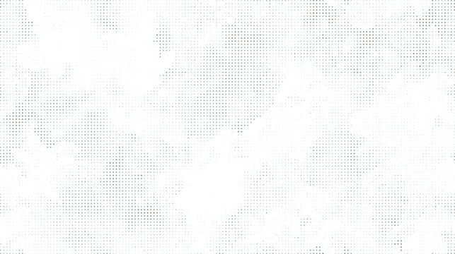 Subtle light grey halftone dot pattern with faint leaf silhouettes on a white background, for a clean, and minimalist texture