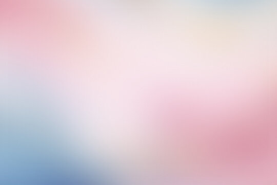 Abstract soft aura gradient background with grainy texture and pastel pink and light blue colorful mist
