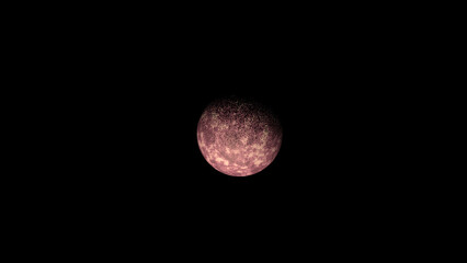 Pluto planet and space © Wublie