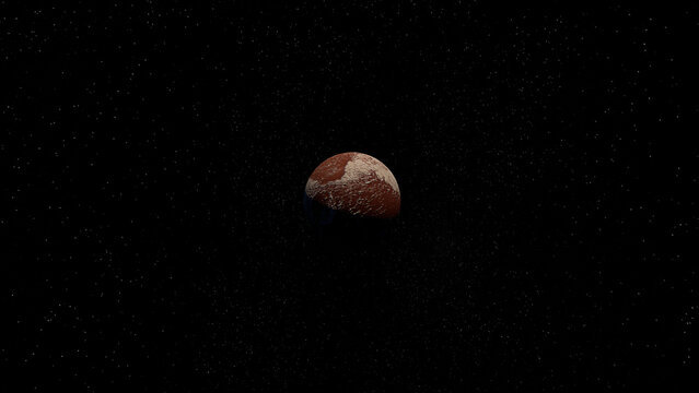 Pluto planet and space